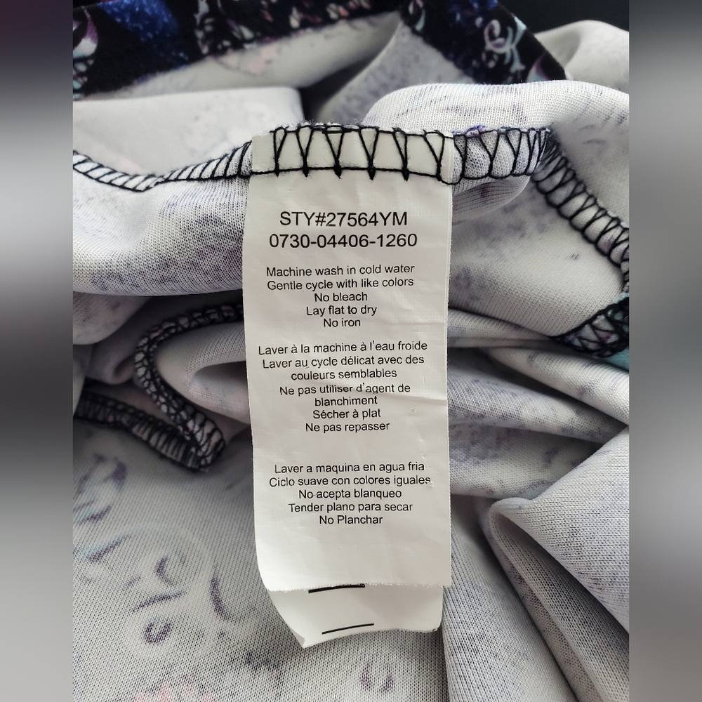 Streetwear Society Fit and Flare Skater Pockets Swing Dress Sheath Blue Pink Med - Picture 6 of 16